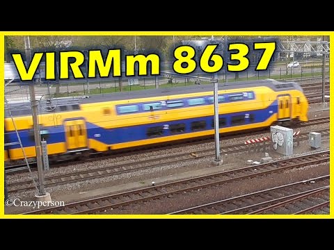 Gemoderniseerd Nieuw NS VIRMm Treinstel 8637