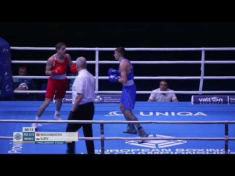 Viktorio Iliev (BUL) vs. Alkhazur Magamadov (NOR) European U23 Championships 2025 (65kg)