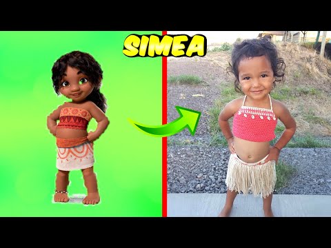 Moana 1-2 🔥 Characters In Real Life