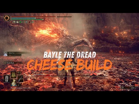 Bayle the Dread CHEESE Build | Easy Boss Guide - Jagged Peak | Elden Ring DLC