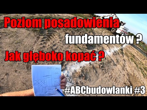 #ABCbudowlanki #3 | Jak ustalić głębokość wykopu ? | Budowa domu krok po kroku  @Łukasz Budowlaniec