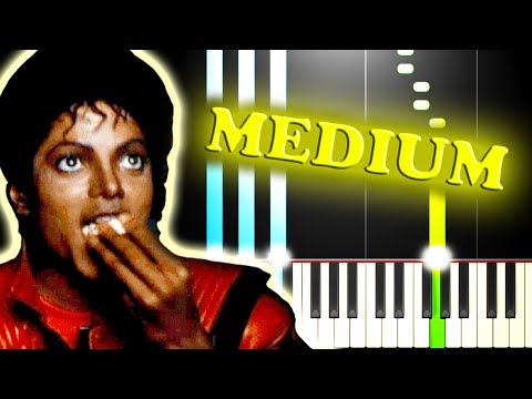 MICHAEL JACKSON - THRILLER - Piano Tutorial