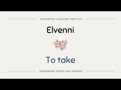 Common Hungarian Verbs | Hungarian Language Practice