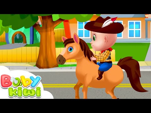 Micul Cowboy | Yankee Doodle în română - Cântece copii | Baby Kiwi 🥝
