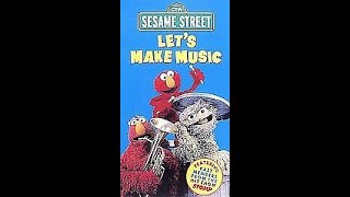 Sesame Street: Let&#39;s Make Music (2000 VHS) (Full Screen)