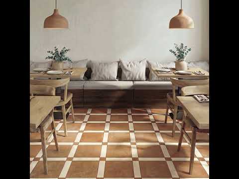 Carrelage sol traditionnel Villa terra cotta 44x44 cm
