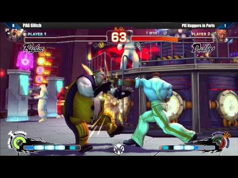 Cannes Winter Clash Qualifier - USF4 - PAG Glitch (Rufus) vs PIE Smug (Dudley)