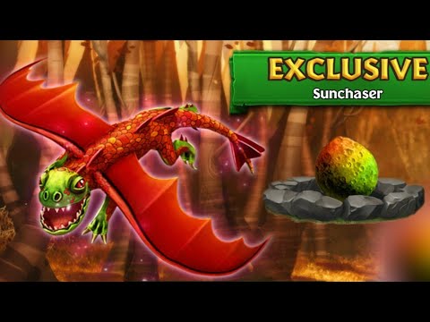 SUNCHASER Max Level 124 Titan Mode - New Exclusive Small Shadow - Dragons:Rise of Berk