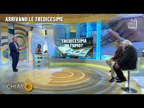 Vediamoci Chiaro (TV2000) 12 dicembre 2022 - Tredicesima, tra tasse e acquisti