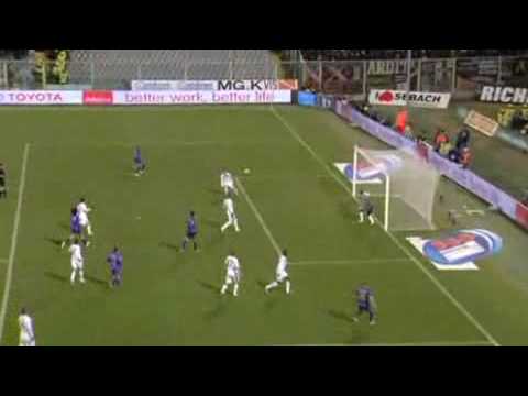 Fiorentina vs Roma 0-1 Full Highlights 07/02/2010