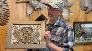 Prairie Chicken Feather Art