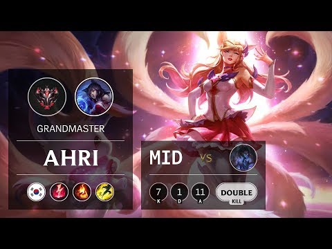 Ahri Mid vs Sylas - KR Grandmaster Patch 9.24