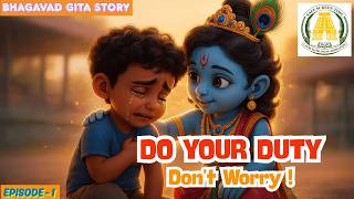 Do Your Best | Bhagavad Gita Story for Kids | Krishna and Arjuna | Calm Mythology for Children
