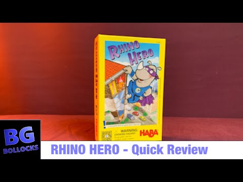 Rhino Hero Board Game Review