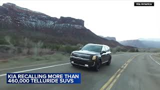 Kia recalls Telluride SUVs due to potential for front seats to catch fire