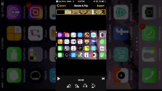 How! How to rotate any video in iphone 6