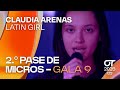 “LATIN GIRL”- CLAUDIA ARENAS | SEGUNDO PASE DE MICROS de la GALA 9 | #OT2025