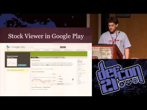DEF CON 21 - Craig Young - Android WebLogin Google's Skeleton Key