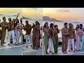Icon Star Allu Arjun Family Celebrating Allu Sirish Wedding In Dubai