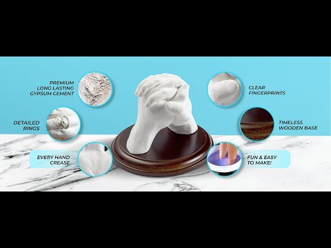 Hula Home Hand Casting Kit for Couples or Family