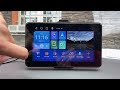 Kamerový systém do auta 12/24V - 7" LCD / GPS / Apple CarPlay / Android auto / Bluetooth / USB / micro SD / parkovací kamera - Video Youtube