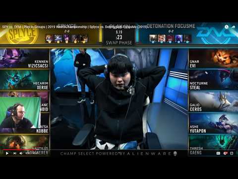 SPY vs DFM Play-Ins World Championship 2019 日本語レビュー