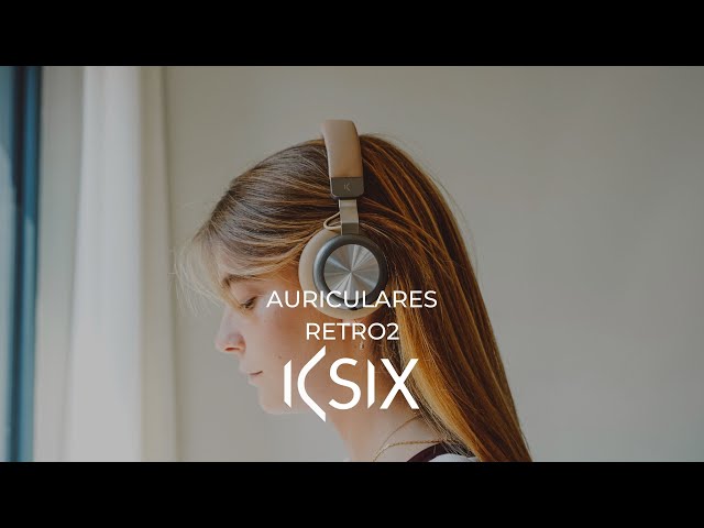 Cuffie wireless Ksix Retro2 Marrone video