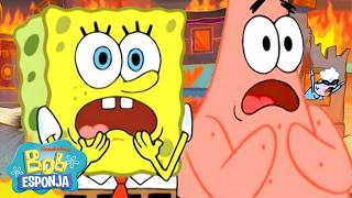 Bob Esponja | ¡Momentos de Bob Esponja en Fondo de Bikini que salieron mal! 🤣 | 60 min | Español MQDEFAULT Thumbnail