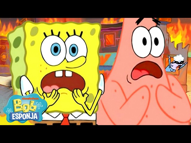 Bob Esponja | ¡Momentos de Bob Esponja en Fondo de Bikini que salieron mal! 🤣 | 60 min | Español SDDEFAULT Thumbnail