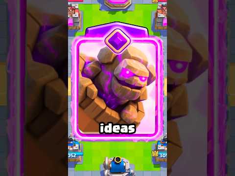 NEW GOLEM BARREL SPELL (Fan Concept) #clashroyale #clash #update #leak