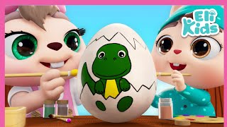 Paint Dinosaur Egg | Eli Kids Song & Nursery Rhymes