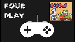 Four Play - Dig Dug - 8-bit Console Comparison