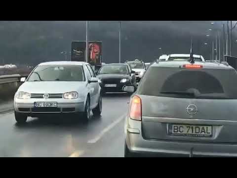 S-a deschis traficul pe ambele benzi la podul peste Trotuș - Onești, 23 dec