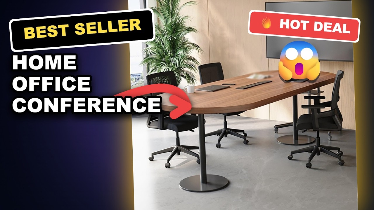 Home Office Conference Table Review: Compact Training Desk for Meetings