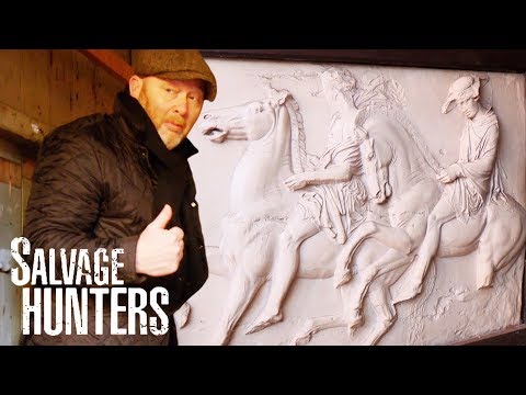 Drew Finds An Amazing Plaster Cast Of Artwork From The Parthenon | Salvage Hunters