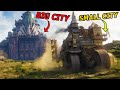 World Where Large Cities Consume Smaller Cities