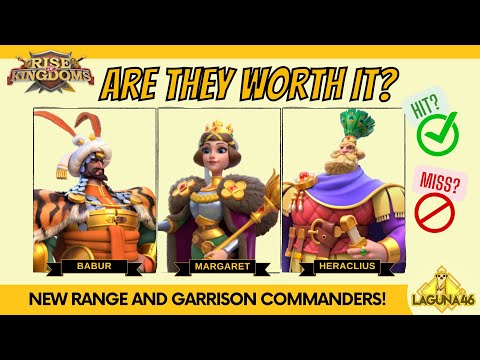 Babur, Margaret and Heraclius full review | Rise of Kingdoms!
