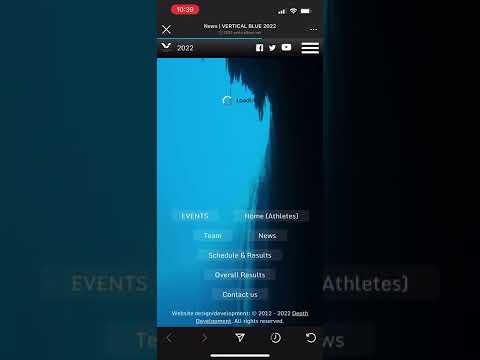 Vertical Blue 2022 Live Stream Diveye How to access the Livestream.