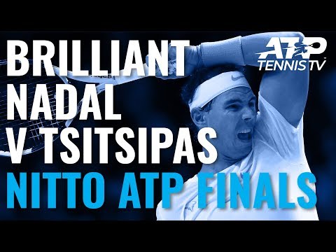 Epic Rafael Nadal Shots in Win Over Tsitsipas! | Nitto ATP Finals 2019