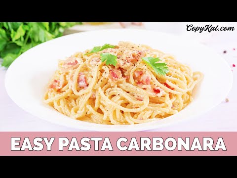 How to make Easy Pasta Carbonara