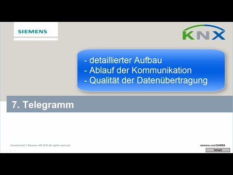 Siemens KNX Basiskurs Kapitel 7 - Telegramm