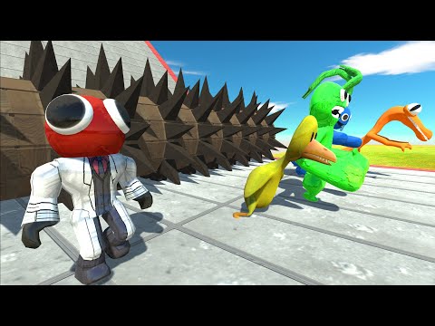 All Units Run Away From Wooden Grinder - Animal Revolt Battle Simulator