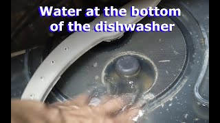 Dishwasher water not draining, how to fix