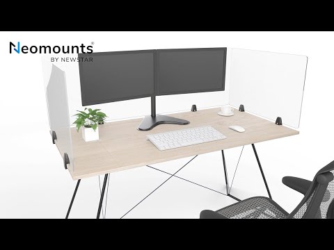 Neomounts NS-CLMP25WHITE Klemmensatz für Schreibtisch 2 Stk. video preview