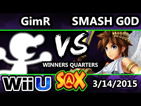 S@X Monthly - VGBC | GimR (G&W) Vs. VGz | Smash God (Pit) SSB4 WQ - Smash 4 - Smash Wii U