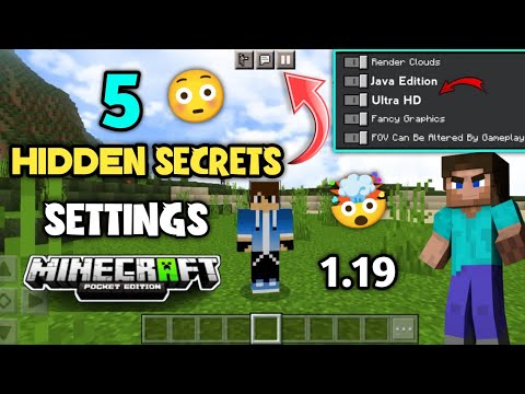 Minecraft Pro Settings For Mobile 1.19 Update | Secret Minecraft Settings | Settings Of Mcpe 1.19