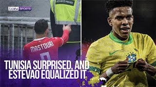 Tunisia surprised, and Estevao equalized it | First Half Highlights | beIN SPORTS USA