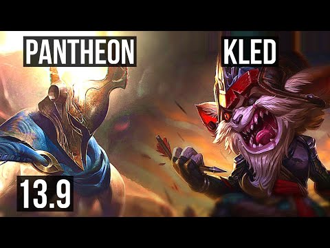 PANTHEON vs KLED (TOP) | 74% winrate, 6/1/0 | TR Master | 13.9