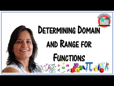 Determining Domain & Range of Functions