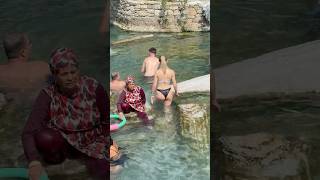 ☀️Magic Of The Cleopatra Pool Pamukkale -Sunny Day? #cleopatra #pamukkale #swimming